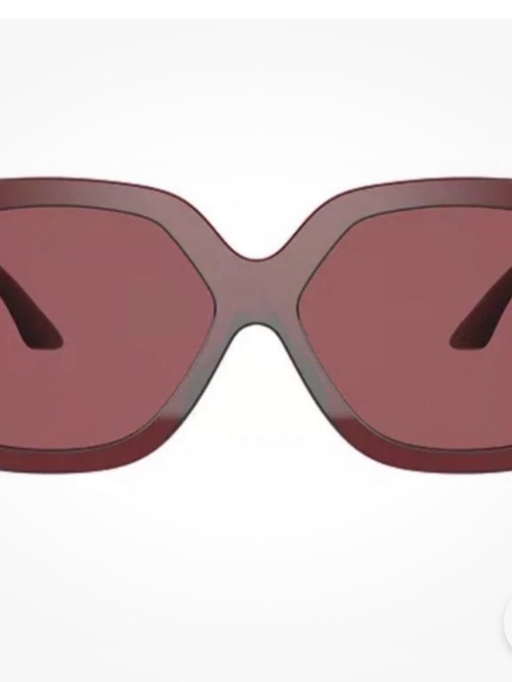 Women’s Versace Fashion Sunglasses - Rose Tinted Frame with imperfections